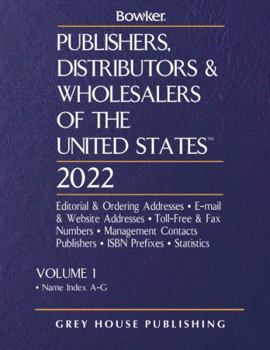 Hardcover Publishers, Distributors & Wholesalers in the Us - 4 Volume Set, 2022: 0 Book