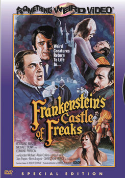DVD Frankenstein's Castle Of Freaks Book