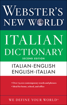 Paperback Webster's New World Italian Dictionary Book