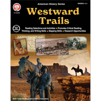 Paperback American History Series Westward Trails Workbook, Grades 5 - 12 Book
