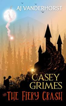 Paperback The Fiery Crash (Large Print): Casey Grimes #4 Book