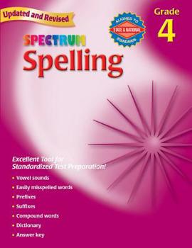 Paperback Spelling, Grade 4 Book