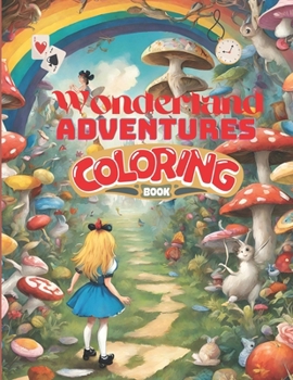 Wonderland Adventures Coloring Book: Wonderland Fun Adult Coloring Book
