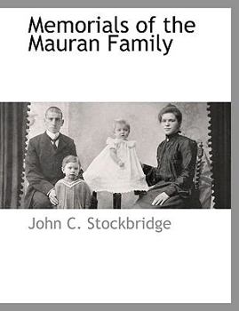 Paperback Memorials of the Mauran Family Book