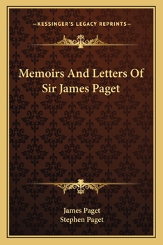 Paperback Memoirs And Letters Of Sir James Paget Book