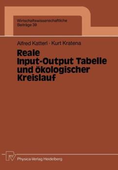 Paperback Reale Input-Output Tabelle Und Ökologischer Kreislauf [German] Book