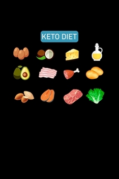 Paperback Keto Diet: 6x9 120 pages blank - Your personal Diary Book