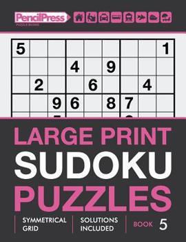 Paperback Large Print Sudoku Puzzles (Hard puzzles), (Book 5) Book