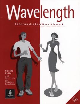 Paperback Wavelength Intermediate Workbook with Key Book