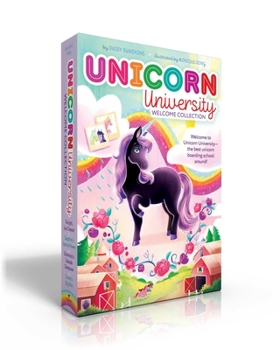 Paperback Unicorn University Welcome Collection (Boxed Set): Twilight, Say Cheese!; Sapphire's Special Power; Shamrock's Seaside Sleepover; Comet's Big Win Book