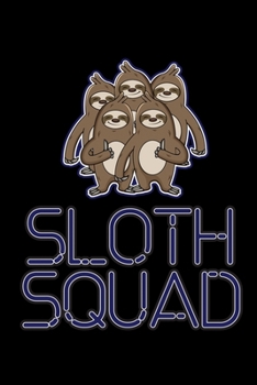 Paperback Sloth Squad: 6x9 120 pages quad ruled - Your personal Diary Book