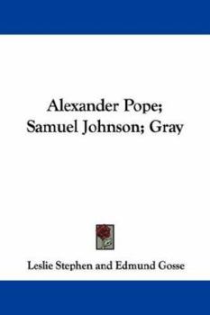 Paperback Alexander Pope; Samuel Johnson; Gray Book