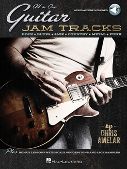 Paperback All-In-One Guitar Jam Tracks Book