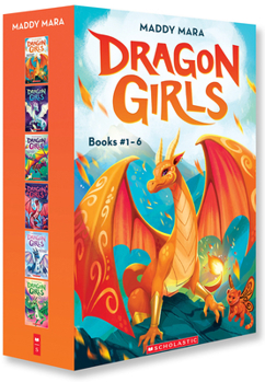 Paperback Dragon Girls Box Set Books 1-6 (Dragon Girls) Book