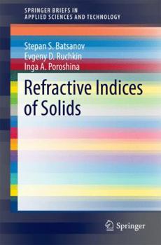 Paperback Refractive Indices of Solids Book