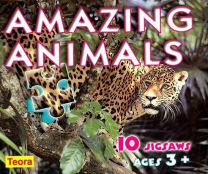 Hardcover Amazing Animals: 10 Jigsaws Book