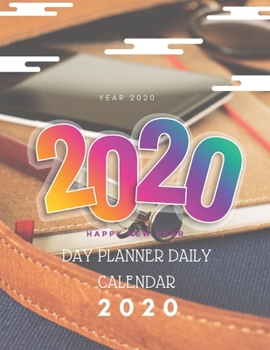 Day Planner Daily Calendar 2020 with 590 Pages : 8. 5 X 11 Planner January - December Dated Monthly Agenda Appointment Calendar Organizer Book with Lined Notebook with Hourly Planning