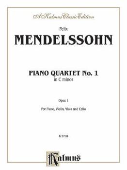 Paperback Piano Quartet, Op. 1 Book