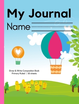 Paperback My Journal: A draw-and-write primary composition notebook for children in preschool (Pre-K) and grades K-2; softcover, 7.5" x 9.75 Book