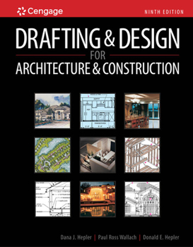 Hardcover Drafting and Design for Architecture & Construction Book