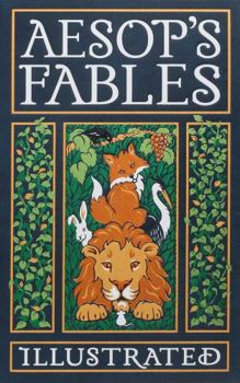 Leather Bound Aesop's Fables Illustrated Book