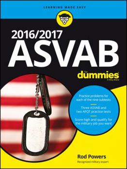 Paperback ASVAB for Dummies Book