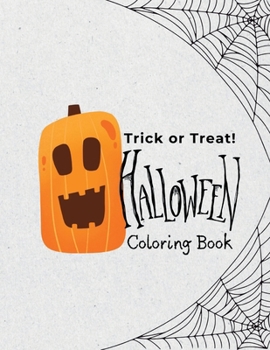 Paperback Happy Halloween Coloring Book