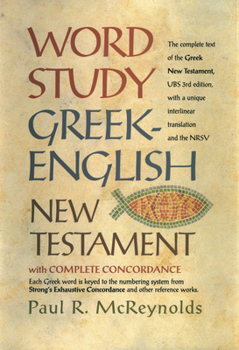 Hardcover Word Study Greek-English New Testament-NRSV Book