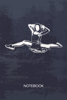 BULLET DOTTED JOURNAL: Dance Girl Notebook Dotted Grid a5 6x9 120 Pages - Dream Job Planner Dancing Woman Diary Ballet Dance - Dance Couple Dance Partner Gift Idea for Men and Women