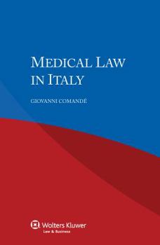 Paperback Medical Law in Italy Book