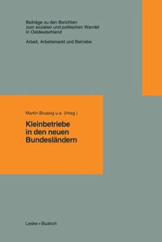 Paperback Kleinbetriebe in Den Neuen Bundesländern [German] Book