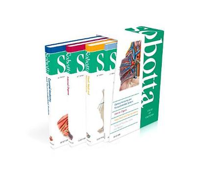 Hardcover Sobotta Atlas of Anatomy, Package, 16th Ed., English/Latin: Musculoskeletal System; Internal Organs; Head, Neck and Neuroanatomy; Muscles Tables Book