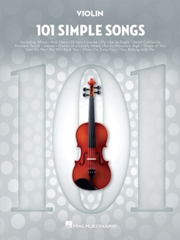 Paperback 101 Simple Songs for Violin Book