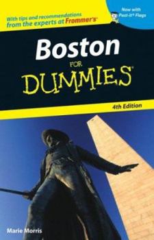 Paperback Boston for Dummies [With Post-It Flags] Book