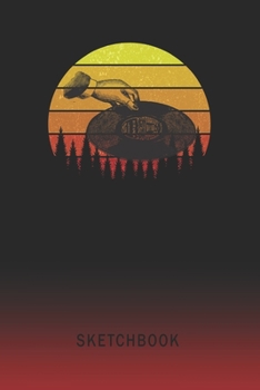 Paperback Sketchbook: Vinyl Record Blank Imaginative Sketch Book Paper - Teach & Practice Drawing for Experienced & Aspiring Artists & Illus Book