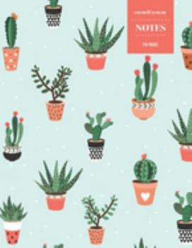 Cornell System Notes 110 Pages: Cactus Notebook for Professionals and Students, Teachers and Writers | Succulent Llama Pattern