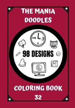 Paperback Coloring Book: The Mania Doodles Book