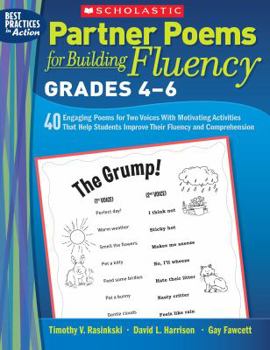 Paperback Partner Poems for Building Fluency: Grades 4-6: 40 Engaging Poems for Two Voices with Motivating Activities That Help Students Improve Their Fluency a Book