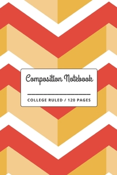 Composition Notebook: 50s Hip Geometric Vintage Retro Chevron Pattern Notebook