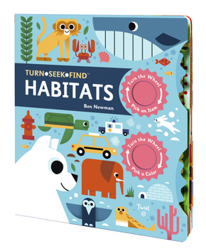 Board book Turn Seek Find: Habitats Book