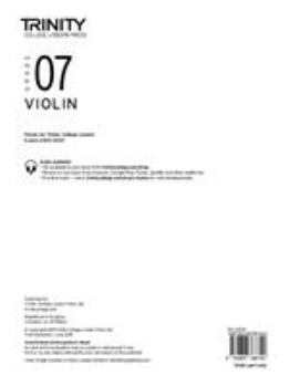 Sheet music Trinity College London Violin Exam Pieces 2020-2023: Grade 7 (Violin Part Only) Book