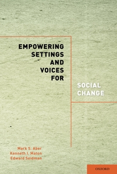 Hardcover Empowering Settings and Voices for Social Change Book