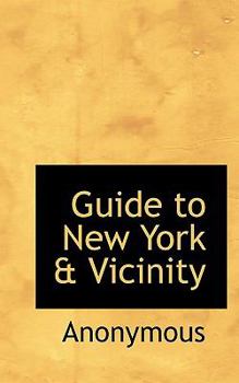 Paperback Guide to New York & Vicinity Book