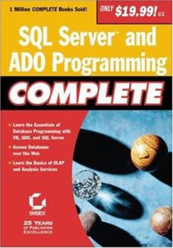Paperback SQL Server and ADO Programming Complete Book