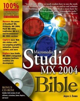 Paperback Macromedia Studio MX 2004 Bible [With CDROM] Book