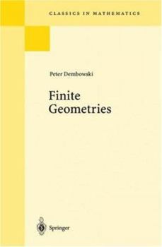 Paperback Finite Geometries: Reprint of the 1968 Edition Book