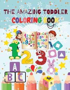 Paperback The Amazing Toddler Coloring Book [English, Middle] Book