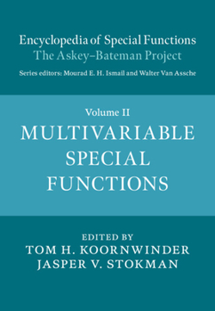 Hardcover Encyclopedia of Special Functions: The Askey-Bateman Project Book