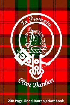 Paperback Clan Dunbar 200 Page Lined Journal/Notebook Book