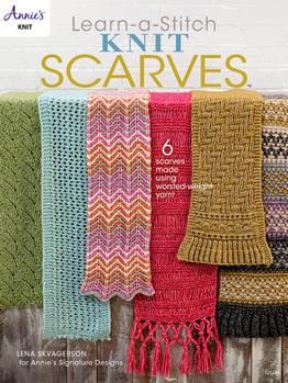 Paperback Learn a Stitch Knit Scarves Book